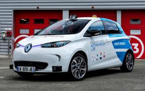 Renault Zoe Robot Taxi Experimentation Vehicle 2018 года